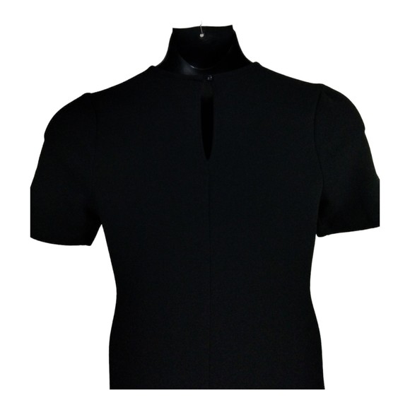 SHEIN Women's M Dress Black White Collar Wednesday  Adams Jury Halloween Gold - Picture 8 of 14